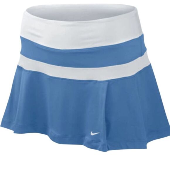 NIKE Pleated Knit Skirt "Lake Blue" Size XS - Picture 1 of 3